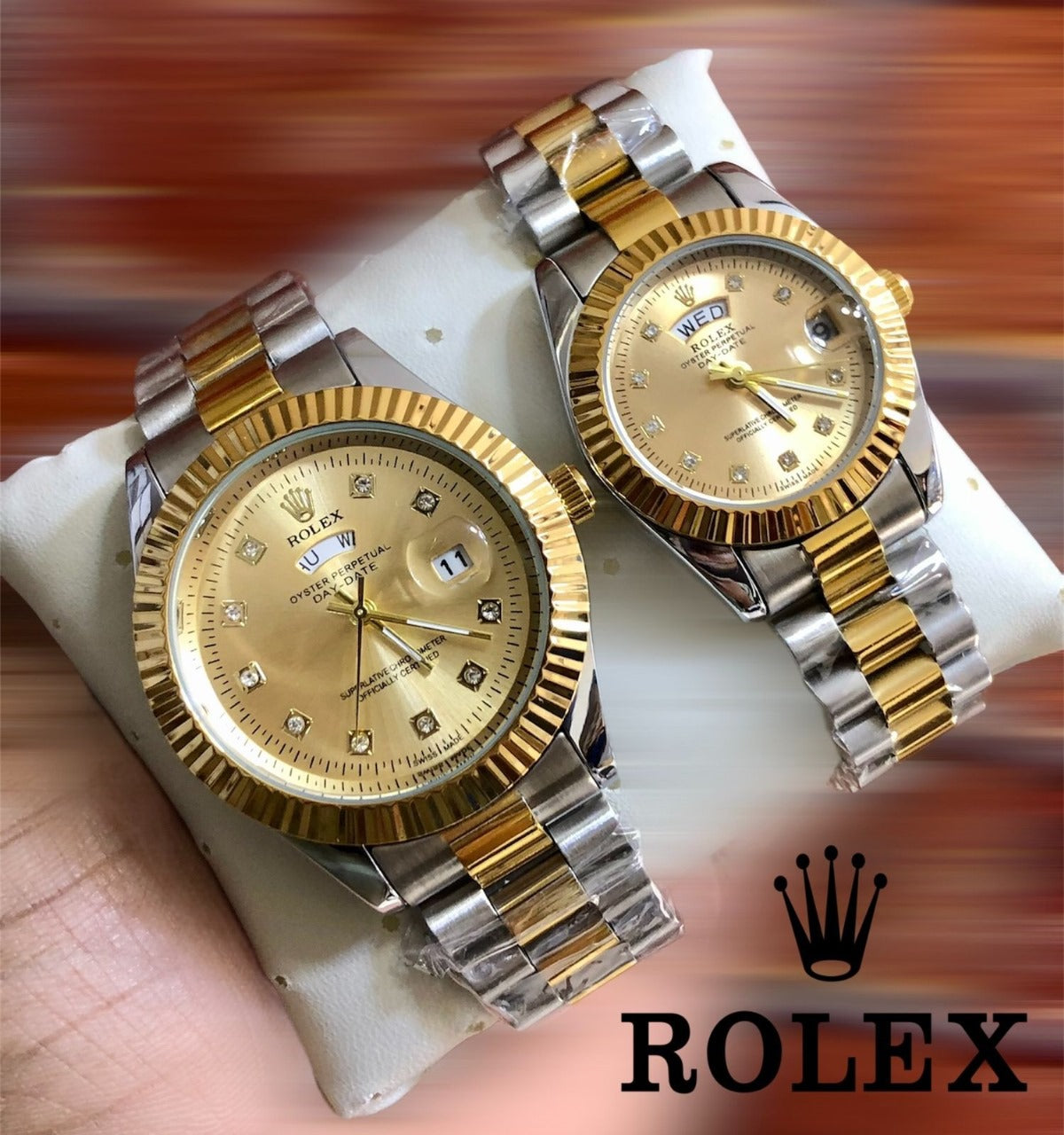 Luxury Couple Watch ➕ Free Box ➕ Free Delivery  🎁