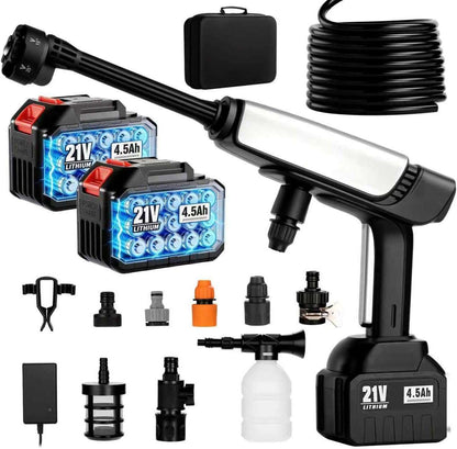 Cordless Pressure Washer Battery Powered /غسالة ضغط لاسلكية تعمل بالبطارية