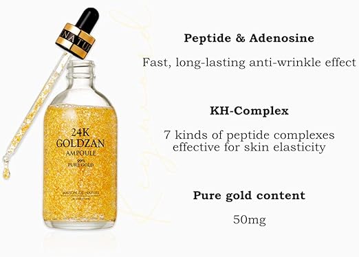 24k GOLDZAN AMPOULE 99.9% Pure Gold Serum