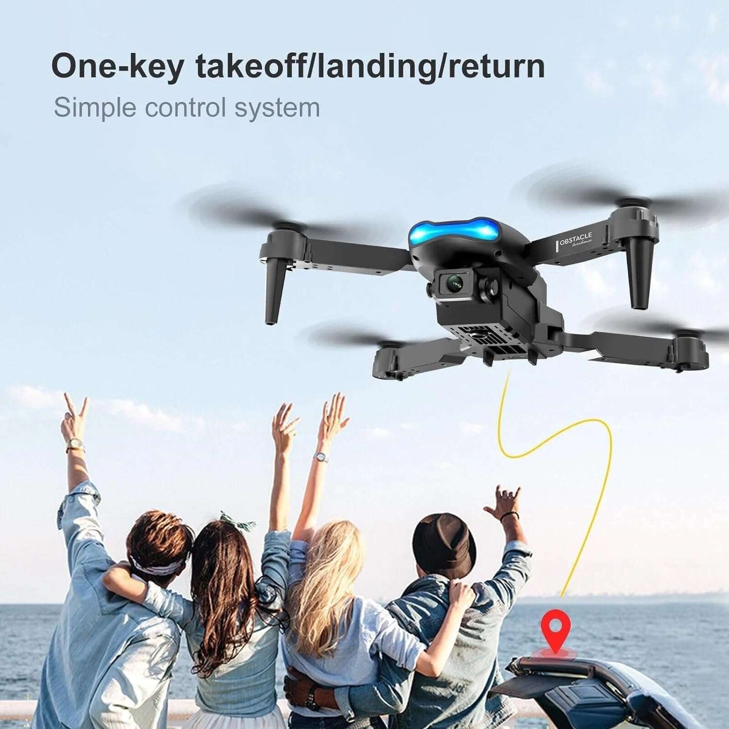 E99 DRONE ➕2 BATTERY 🎁 ➕4K CAMERA ➕ FREE DELIVERY IN UAE 🎁