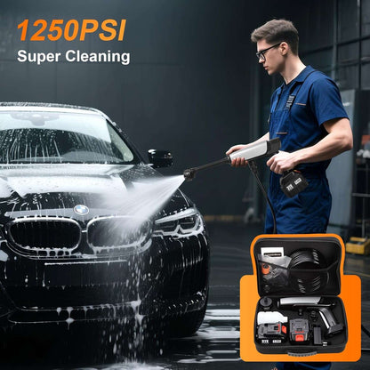 Cordless Pressure Washer Battery Powered /غسالة ضغط لاسلكية تعمل بالبطارية