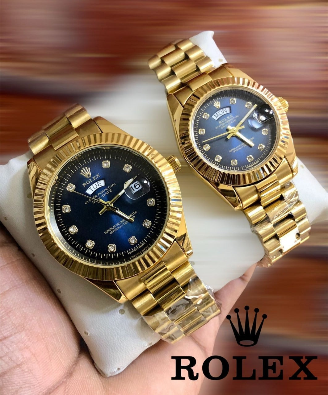 Luxury Couple Watch ➕ Free Box ➕ Free Delivery  🎁