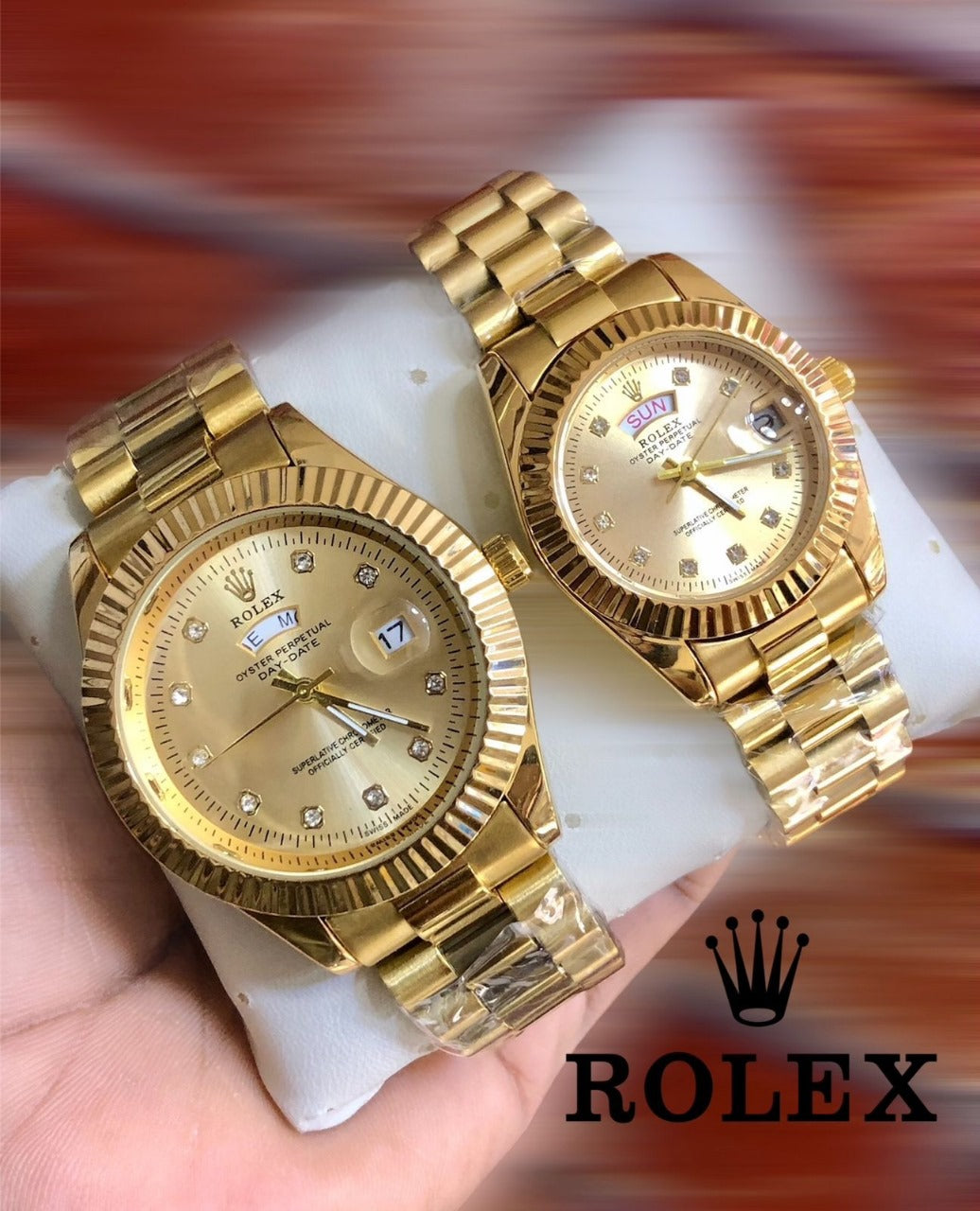 Luxury Couple Watch ➕ Free Box ➕ Free Delivery  🎁